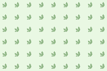 リーフの緑のシームレスパターン背景　