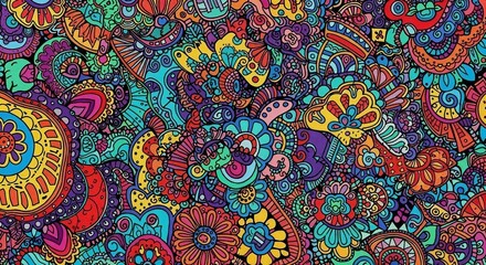 Fototapeta premium background with colored patterns
