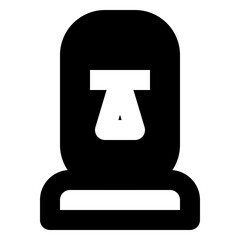 traveling solid icon set