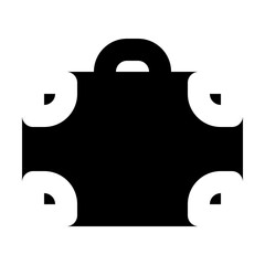 traveling solid icon set