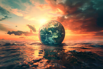 The Urgency of Global Warming. Impact in the future. Generative AI