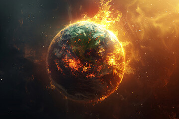 The Urgency of Global Warming. Impact in the future. Generative AI