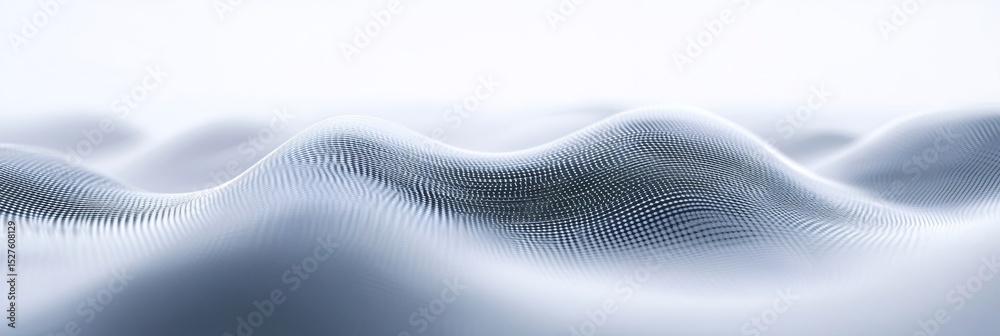 Poster Abstract visualization of seismic waves propagating through the earth's crust, creating a dynamic landscape of peaks and valleys, representing the powerful forces unleashed during an earthquake