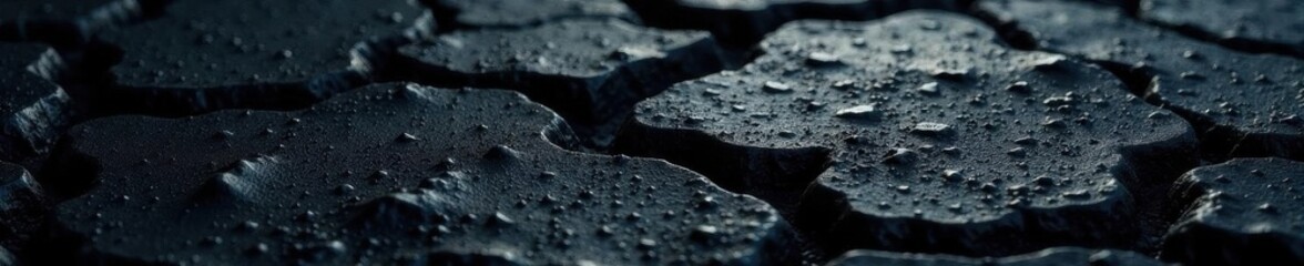 Deep black, gritty stone; uneven, abrasive surface , coal, raw texture, dark background