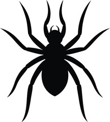 Obraz premium vector silhouette of a spider