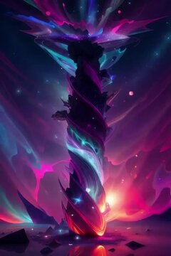 abstract background with glowing lights 