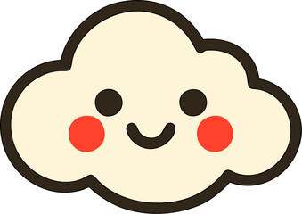 cute cloud vector art
