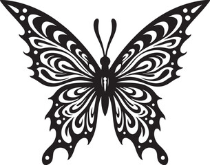 Ornate Butterfly  Tattoos  design vector 