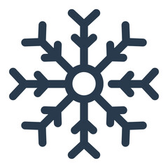 Snowflake Vector Icon for Canada Day