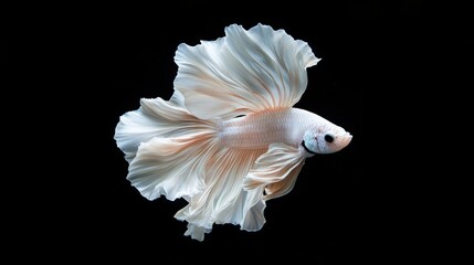 Betta Thailand kind of multi color. It may be called Siamese fighting fish. The motion underwater like dancing.
