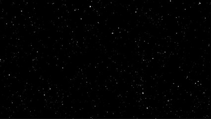 Best photo of real falling medium sized snowflakes out of focus on black background for overlay blending mode. 