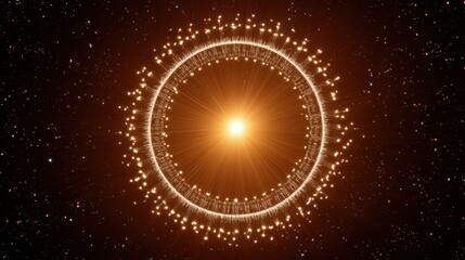 Computing Nodes in Circular Dyson Formation