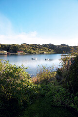 ノルウェイ船のある景色