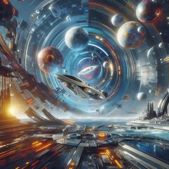 Space Opera with futurist ideas