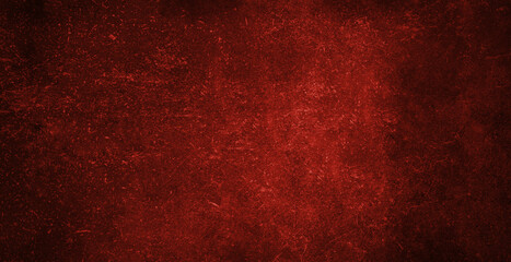 Dark red abstract background. Black red textured shabby backdrop of paper with paint, wall, school...