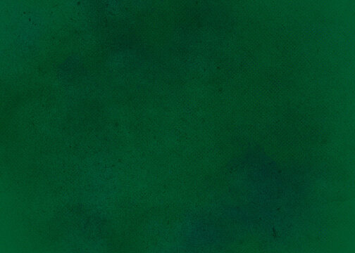 Dark green abstract background. Black green textured shabby backdrop of paper with paint, wall, school board. Green gradient decorative grunge wallpaper for design
