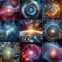 Technology and Science Inspired Screensavers