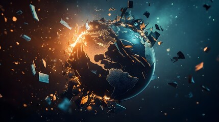 Shattered earth global crisis environmental disaster