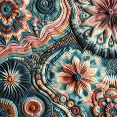 Tie Dye a corduroy fabric