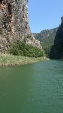 Boat trip at the river, hidden paradise.