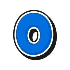 Letter O logo design template.
