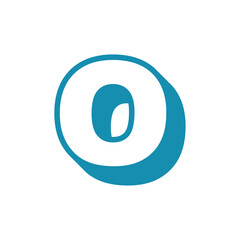 Letter O logo design template.