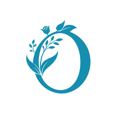 Naklejka premium Letter O logo design template.