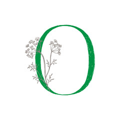 Letter O logo design template.