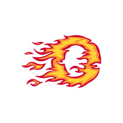 Letter O logo design template.