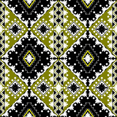 Abstract ethnic geometric pattern design for background or Wallpaper.