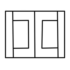 summer vacation line vector