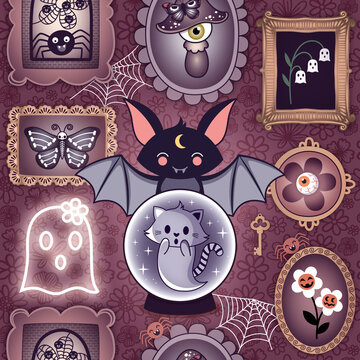 nahtloses Muster Halloween Bildergalerie