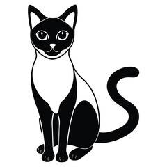 siamese cat vector