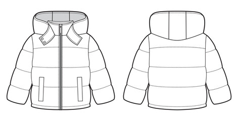 Kids puffer winter down coat