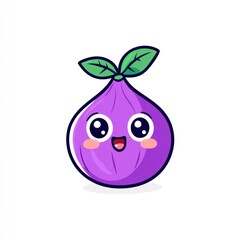 Obraz premium Cute cartoon fig