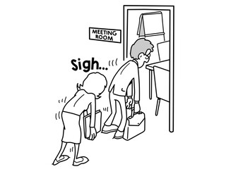 Abstract minimalist unicorn head silhouette