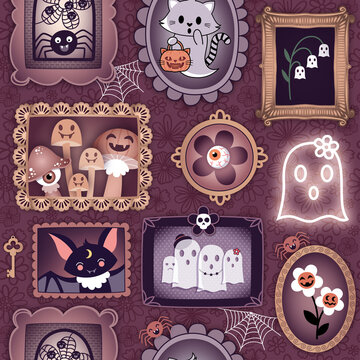 nahtloses Muster Halloween Bildergalerie