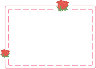 Fototapeta premium Floral Frame Border