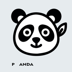 design logo icon illustration mascot panda
