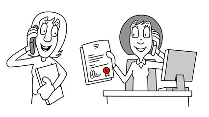 Silhouette of person working late at computer