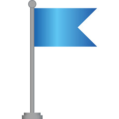 Blue Flag Vector