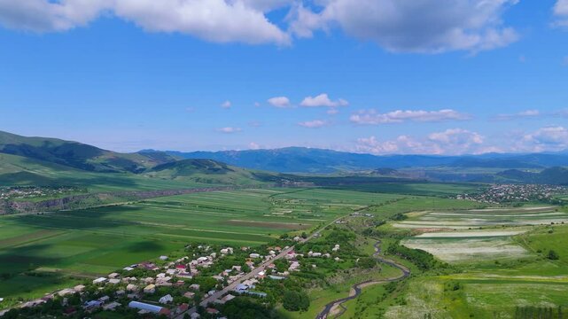Aerial view of Lori region