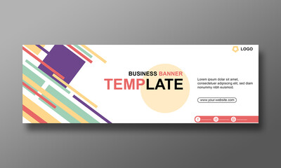 Design banner minimalist vector background
