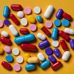 Vibrant Collection of Pharmaceutical Medications