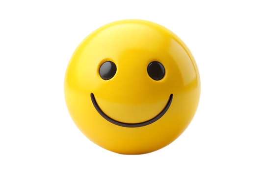 Minimalistic Cartoonish Flat Matte Happy Smiley Face Icon isolated on white background