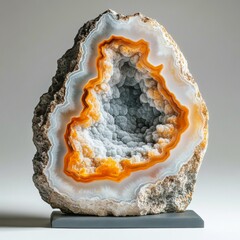 A large rock with a hole in the middle