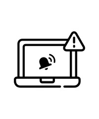 laptop alert icon