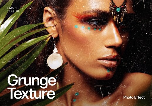 Grunge Photo Texture Template