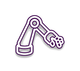 Robotic arm representing automation and the concept of AI  