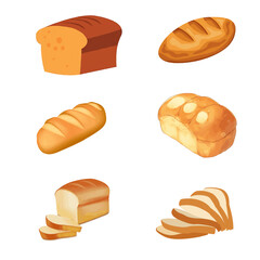 A set  of bread icon